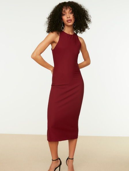 Trendyol Burgunderfarbenes Trendyol-Kleid