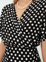 Trendyol Schwarzes Polka Dot Kleid Trendyol