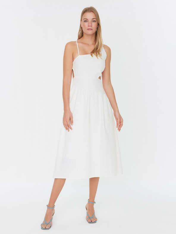 Trendyol Weißer Sommer-Midi Trendyol