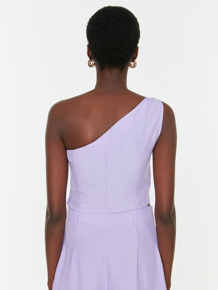 Trendyol Hellviolettes Crop-Top Trendyol