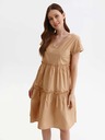 TOP SECRET Beigefarbenes Damenkleid TOP SECRET