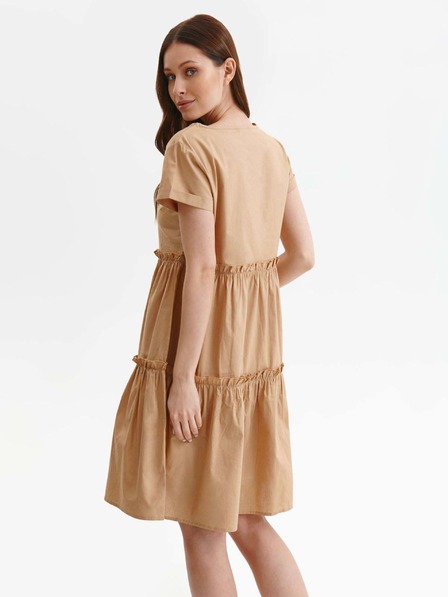 TOP SECRET Beigefarbenes Damenkleid TOP SECRET
