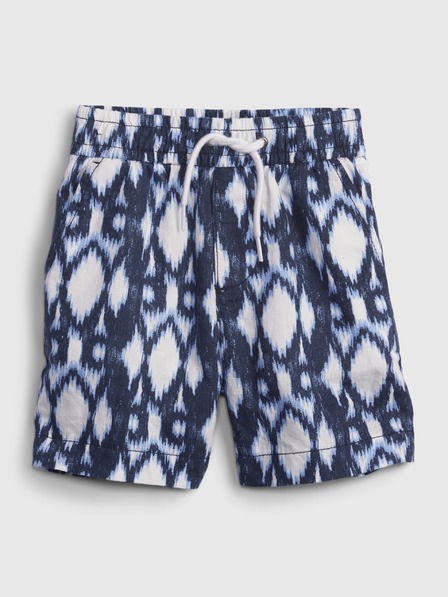 GAP Baby Gemusterte Leinen-Shorts GAP