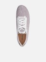 Geox Weiße und rosa Damen Geox Aerantis Turnschuhe