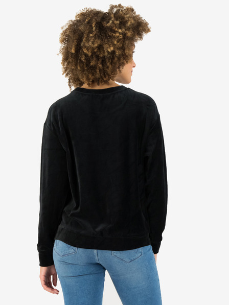 Blutsgeschwister Blutsgeschwister Black Eyeshadow Damen-Sweatshirt mit Blumenmuster