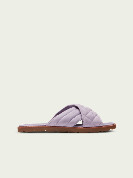 Scotch & Soda Hellviolette Damen-Wildlederpantoffeln Scotch & Soda Tilda