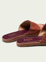 Scotch & Soda Rote und braune Damen-Wildlederpantoffeln Scotch & Soda Tilda