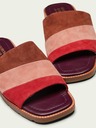 Scotch & Soda Rote und braune Damen-Wildlederpantoffeln Scotch & Soda Tilda