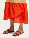 Scotch & Soda Rote und braune Damen-Wildlederpantoffeln Scotch & Soda Tilda