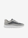 Geox Graue Herrenschuhe mit Wildlederdetails Geox Spherica