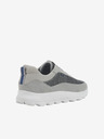 Geox Graue Herrenschuhe mit Wildlederdetails Geox Spherica