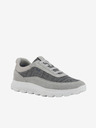 Geox Graue Herrenschuhe mit Wildlederdetails Geox Spherica