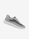 Geox Graue Herrenschuhe mit Wildlederdetails Geox Spherica