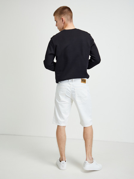 Diesel Weiße Diesel Herren Denim Shorts