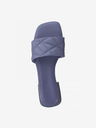 Tamaris Blaue Leder-Pantoffeln Tamaris