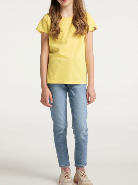 Ragwear Ragwear Violka Gelb Mädchen Basic T-Shirt