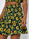 Noisy May Gelber und blauer kurzer Rock mit Blumenmuster Noisy May Sunflower