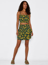 Noisy May Gelber und blauer kurzer Rock mit Blumenmuster Noisy May Sunflower