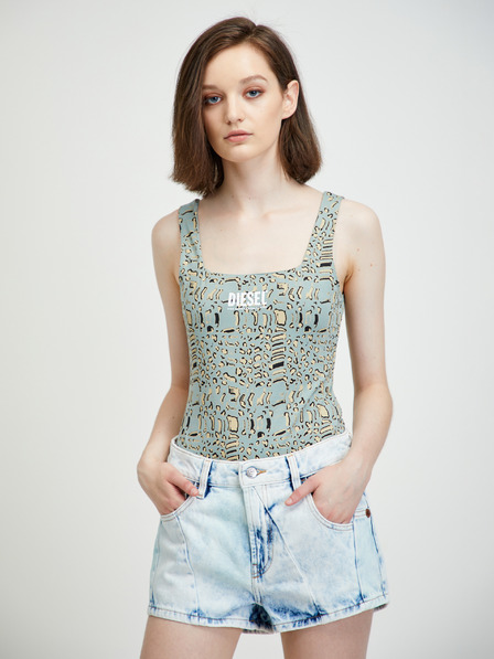 Diesel Grün gemusterter Bodysuit Diesel Bodisa