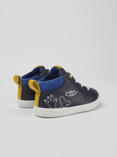 Camper Dunkelblaue Jungen Ledersneakers Camper