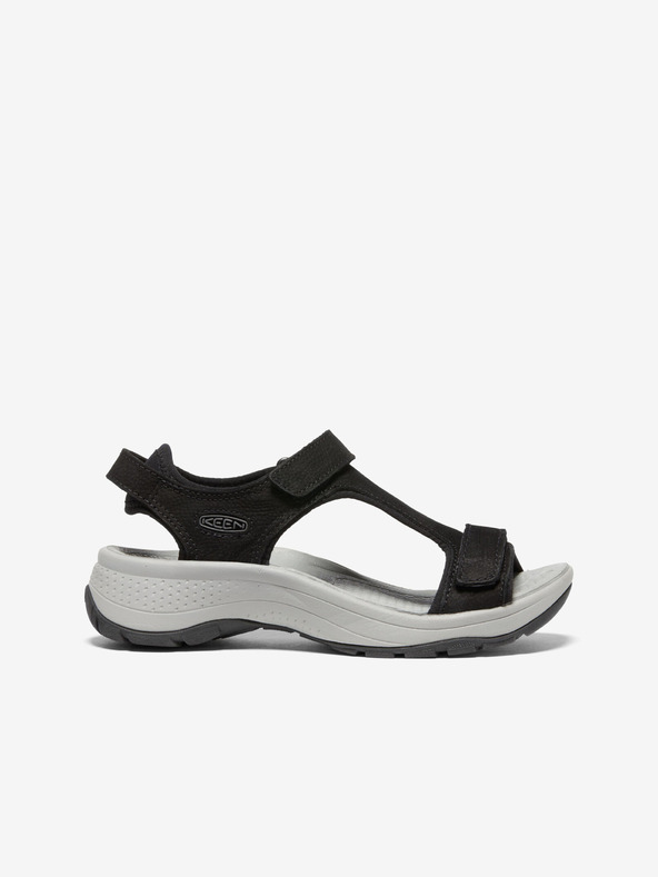 Keen Schwarze Damensandalen aus Leder Keen Astoria