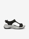 Keen Schwarze Damensandalen aus Leder Keen Astoria
