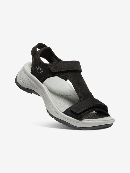 Keen Schwarze Damensandalen aus Leder Keen Astoria