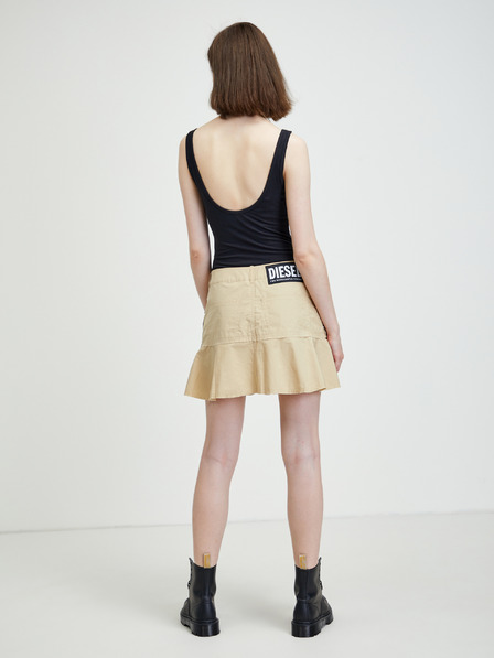 Diesel Diesel Beth Beige Damen Kurzer Rock