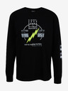 Diesel Schwarzes Herren T-Shirt mit langen Ärmeln Diesel Just