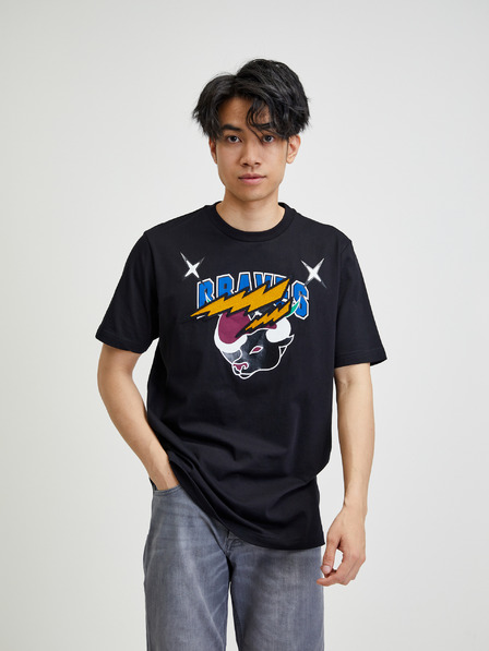 Diesel Schwarzes Herren T-Shirt mit Druck Diesel Just