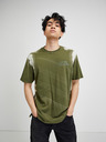 Diesel Grünes Batik-T-Shirt für Herren Diesel Jubind-Slits
