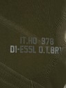 Diesel Grünes Batik-T-Shirt für Herren Diesel Jubind-Slits
