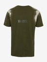Diesel Grünes Batik-T-Shirt für Herren Diesel Jubind-Slits