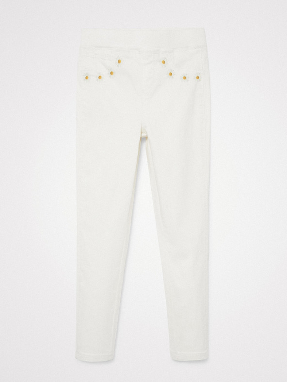 Desigual Weiße Mädchen Slim Fit Jeans Desigual Tartaleta