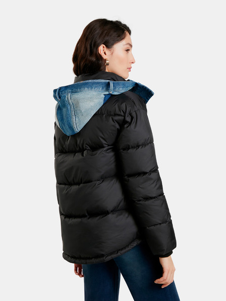 Desigual Blaue und schwarze Damen-Winterjacke Desigual Austen