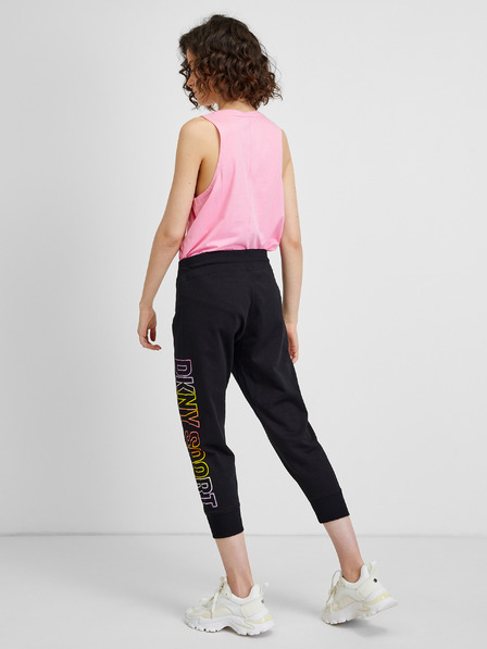 DKNY DKNY Schwarze Sport-Cropped-Sweatpants für Damen