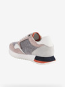 Geox Altrosa und graue Damen-Sneakers mit Wildlederdetails Geox Doralea