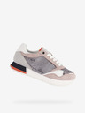 Geox Altrosa und graue Damen-Sneakers mit Wildlederdetails Geox Doralea