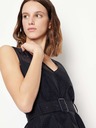 Armani Exchange Dunkelblaues Midikleid Armani Exchange