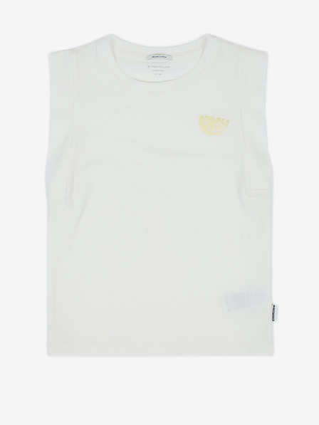 Tom Tailor Weißes Mädchen-Tank-Top Tom Tailor