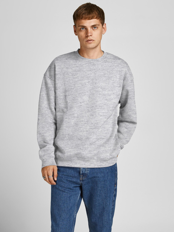 Jack & Jones Hellgraues Jack & Jones Brink Sweatshirt