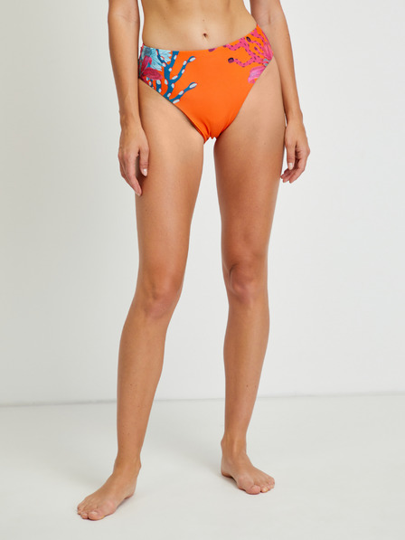 Desigual Orangefarbener Damen-Bikiniunterteil Desigual Attina II