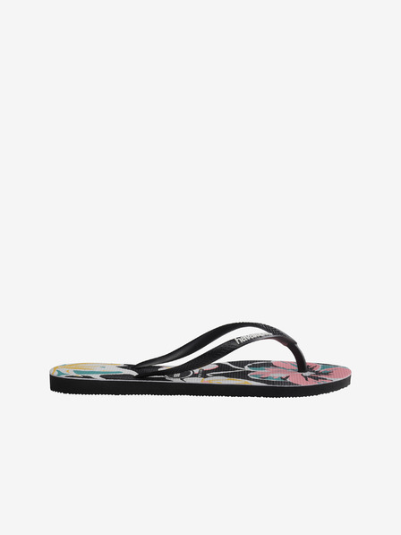 Havaianas Schwarze Havaianas Flip Flops mit Blumenmuster für Frauen