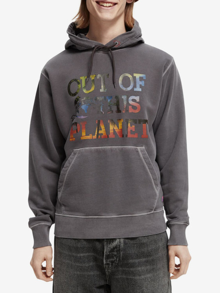 Scotch & Soda Grauer Scotch & Soda-Kapuzenpullover für Männer