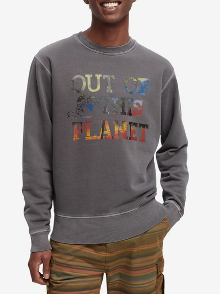 Scotch & Soda Grauer Scotch & Soda Herren-Kapuzenpullover