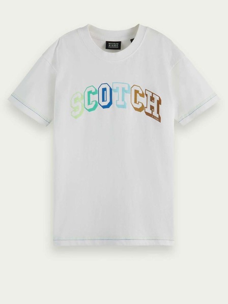 Scotch & Soda Weißes Jungen-T-Shirt Scotch & Soda