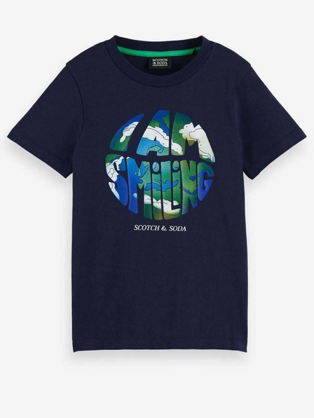 Scotch & Soda Dunkelblaues Jungen-T-Shirt Scotch & Soda