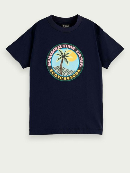 Scotch & Soda Dunkelblaues Jungen-T-Shirt Scotch & Soda