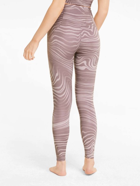 Puma Hellviolette Puma Studio Sport-Leggings für Damen