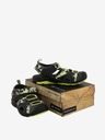 ALPINE PRO Gelbe und graue Kindersandalen ALPINE PRO WHITE